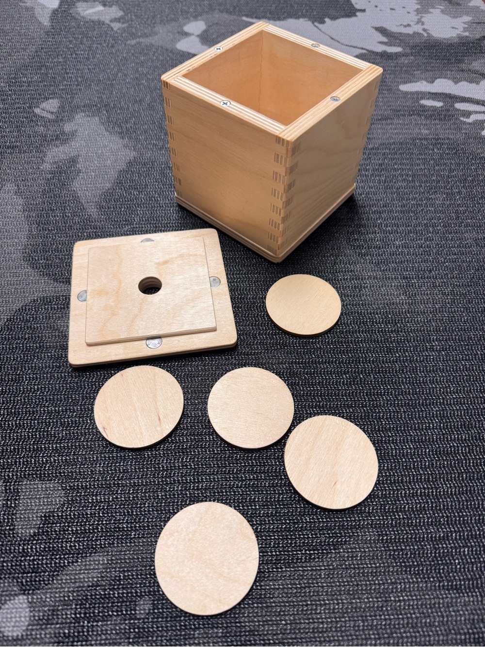 Lovevery Wooden Coin Bank Drop